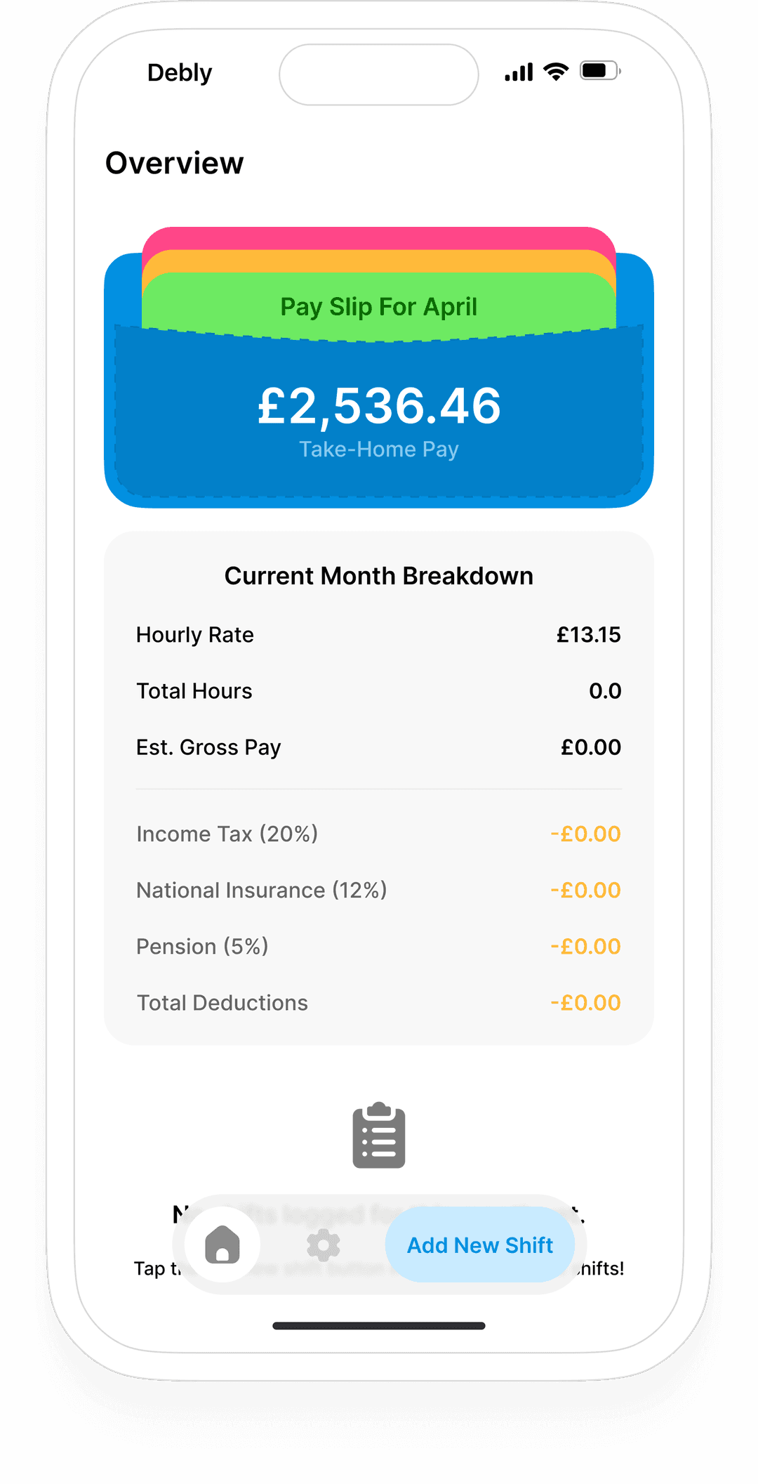 Debly App Preview